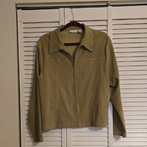 Croft & Barrow Olive Blazer Stretch Jacket